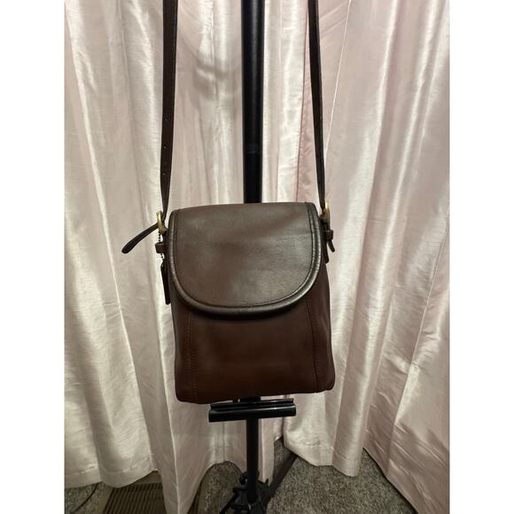 Vintage Coach 9929 Convertible Crossbody Shoulder Bag Brown Glove-Tanned Leather - Picture 12 of 15